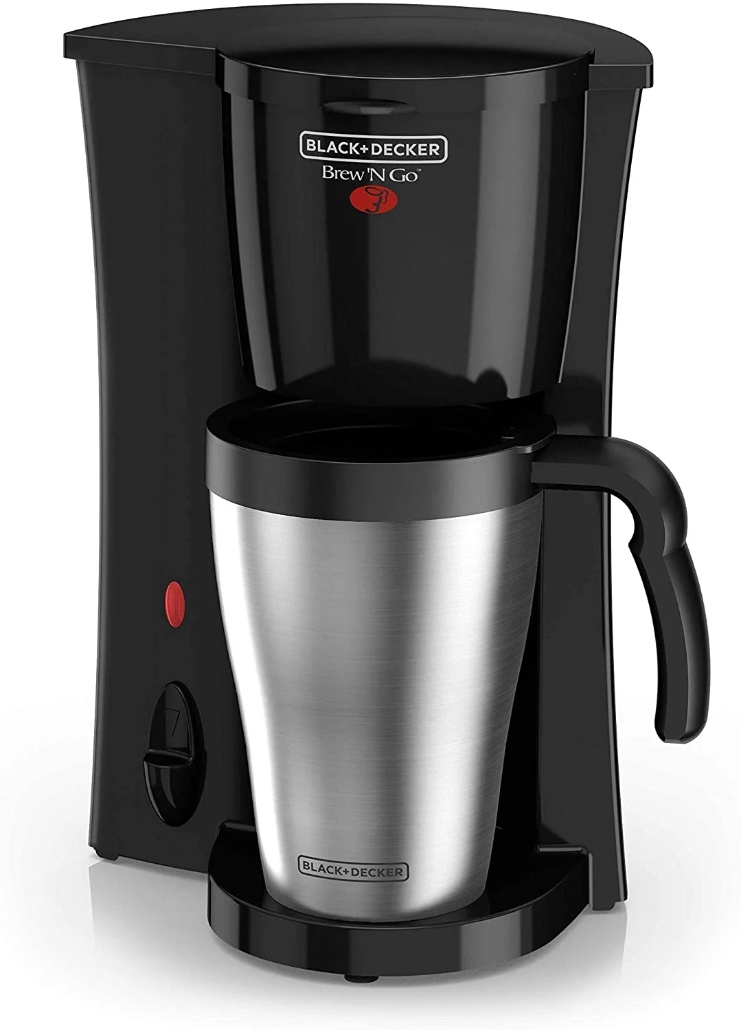 BLACK+DECKER DCM18S Brew 'n Go Personal Coffeemaker with Travel Mug