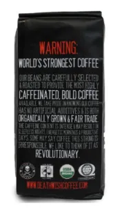 death wish coffee warning