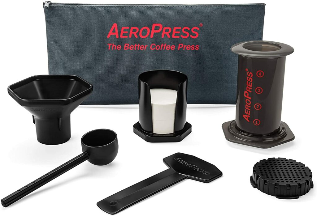  AeroPress Coffee and Espresso Maker with Tote Bag