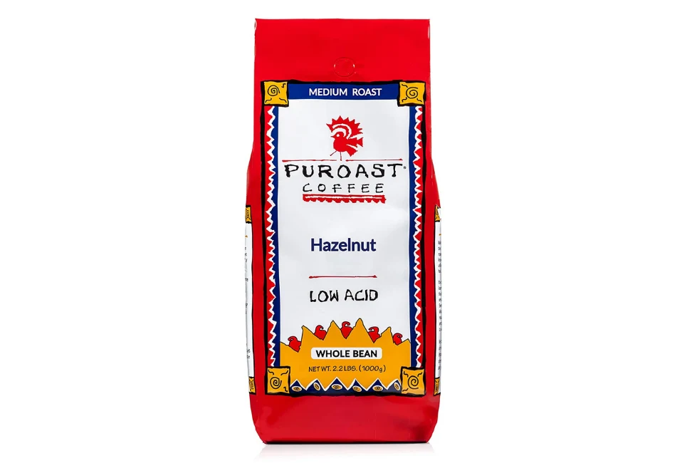 Best Flavored Coffee (Puroast Low Acid Hazelnut)