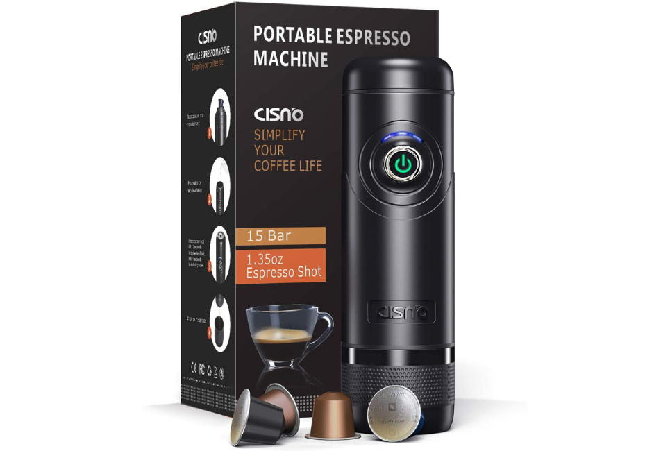 Best High-Tech Method: CISN Portable Espresso Maker