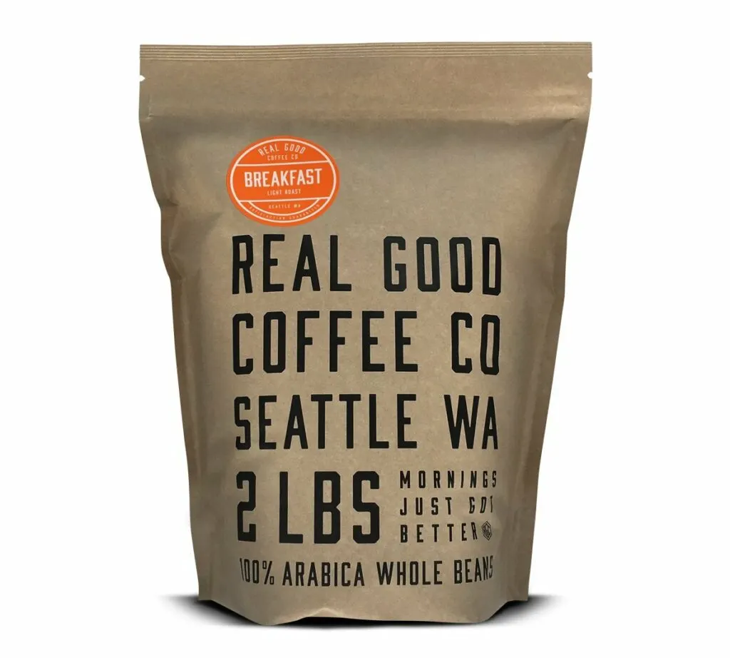 Best Light Roast: Real Good Coffee Company Breakfast Blend